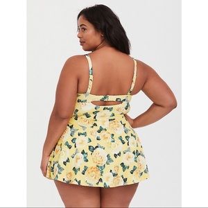 torrid Swim - Yellow Floral Swim Dress torrid Swim - Yellow Floral Swim Dress
